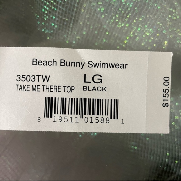 Beach Bunny Bikini Top Take Me There Bikini BB Bikini Gold Lace Bikini NEW - Picture 11 of 16